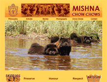 Tablet Screenshot of mishnachowchows.co.za